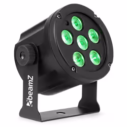 BeamZ SlimPar 30, Projecteur laser discothèque, Noir, LED, 6 lampe(s), 3 W, Bleu, Vert, Rouge