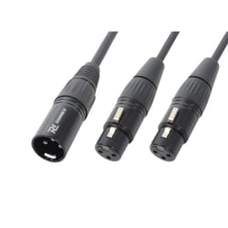 PD-Connex CX142 câble audio 0,5 m XLR (3-pin) 2 x XLR (3-pin) Noir