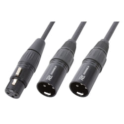 Power Dynamics CX140 câble audio 0,5 m 2 x XLR (3-pin) XLR (3-pin) Noir