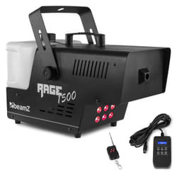 BeamZ Rage 1500LED Machine à fumer 3,5 L 1500 W Noir, Blanc