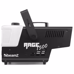 BeamZ Rage 1500LED Machine à fumer 3,5 L 1500 W Noir, Blanc