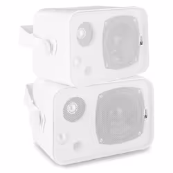 Power Dynamics BV40V haut-parleur 2-voies Blanc Avec fil 10 W