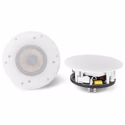 Power Dynamics WCS50 haut-parleur 2-voies Blanc Sans fil 100 W
