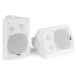 Power Dynamics BGB50 haut-parleur 2-voies Blanc Avec fil &sans fil 100 W