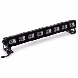 BeamZ BUVW83, Projecteur Disco, Noir, LED, 8 lampe(s), 3 W, Ultraviolet (UV), Blanc chaud