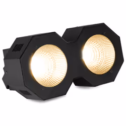BeamZ SB200, Projecteur Disco, Noir, 2 lampe(s), 50 W, Blanc chaud, Auto, DMX, Maître/esclave, Son activé