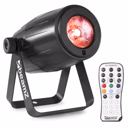 BeamZ 151.265, Projecteur laser disco et stroboscope, Noir, LED, 1 lampe(s), 12 W, Bleu, Vert, Rouge
