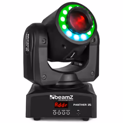 BeamZ Panther 35, Projecteur laser disco et stroboscope, Noir, LED, 1 lampe(s), 35 W, 5300 lux