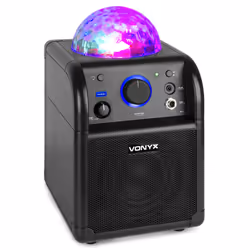 Vonyx SBS50B haut-parleur Noir Avec fil &sans fil 50 W
