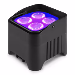 BeamZ BBP94W, Stroboscope discothèque, Noir, IP20, LED, 4 lampe(s), Ambre, Bleu, Vert, Rouge, Ultraviolet (UV), Blanc