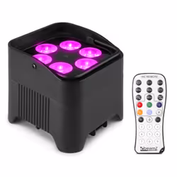 BeamZ BBP96SB Uplight Par Adapté à une utilisation à l'intérieur Stroboscope discothèque Noir