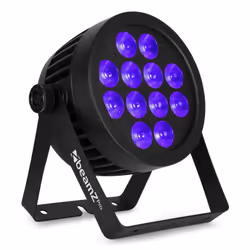 BeamZ BWA534, Projecteur laser disco et stroboscope, Noir, IP65, LED, 12 lampe(s), 15 W