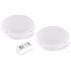 Power Dynamics BT10SET, 2-voies, Sans fil, 60 W, 90 - 20000 Hz, 8 Ohm, Blanc