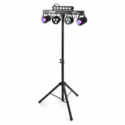 Max PartyBar 10 Adapté à une utilisation à l'intérieur Stroboscope discothèque Noir