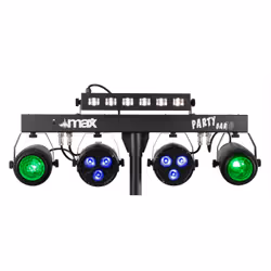 Max PartyBar 10 Adapté à une utilisation à l'intérieur Stroboscope discothèque Noir