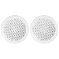 Power Dynamics MS40 haut-parleur 2-voies Blanc Avec fil 50 W