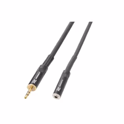 PD-Connex 177129, 3,5mm, Mâle, 3,5mm, Femelle, 3 m, Noir