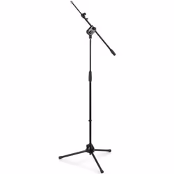 Pied Micro - VONYX - Ms20 - Réglable - Bras télescopique - Antidérapant - Noir