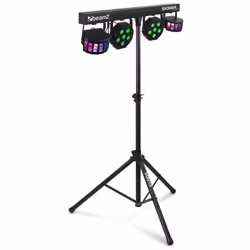 BeamZ SB02, Projecteur laser disco et stroboscope, Noir, LED, LED, 8 lampe(s), 4 W