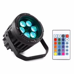 BeamZ BWA63 AluPar IP65, Projecteur Disco, Noir, IP65, LED, 6 lampe(s), 3 W