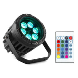 BeamZ BWA63 AluPar IP65 Adapté à une utilisation à l'intérieur Projecteur Disco Noir