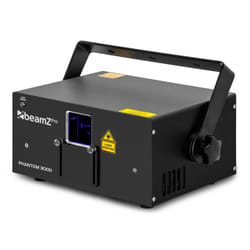 BeamZ Pro Phantom 3000 Adapté à une utilisation à l'intérieur Projecteur laser discothèque Noir