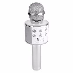 Max KM01S, Microphone de karaoké, 115 dB, 100 - 1000 Hz, Boutons, Sans fil, Micro-USB, USB Type-A