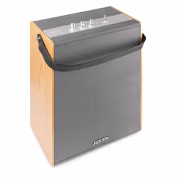 Fenton VBS80, 40 W, Avec fil &amp;sans fil, Micro-USB B, Gris, Bois, Rectangle, Tissu, Bois