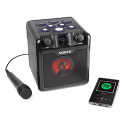 Vonyx SBS50B-DRUM, 50 W, Avec fil, Batterie, Intégré, Rotatif, 180 mm
