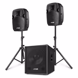 Max MX700, 2-voies, 2.0 canaux, Avec fil, 700 W, 35 - 20000 Hz, Noir