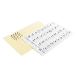 Max KB-KEY autocollant décoratif Transparent Amovible 61 pièce(s)