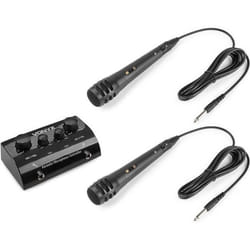 Vonyx AV430B Noir Microphone de karaoké