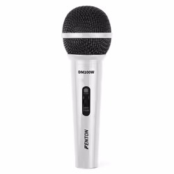 Fenton DM100W, Microphone de scène/direct, 71 dB, 100 - 10000 Hz, 600 Ohm, Avec fil, 6,35 mm (1/4")