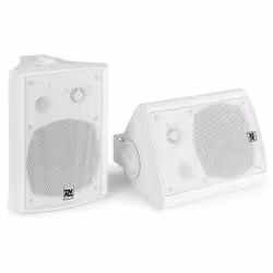Power Dynamics DS50AW, 2-voies, 2.0 canaux, Avec fil, 100 W, 70 - 16000 Hz, Blanc