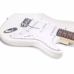 Max GigKit Guitare électrique Stratocaster 6 cordes Blanc - Vue supplémentaire 5