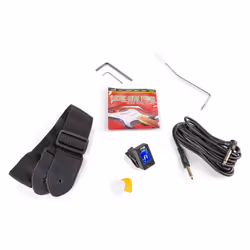 Max GigKit Guitare électrique Stratocaster 6 cordes Blanc - Vue supplémentaire 8