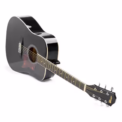 Max SoloJam Guitare acoustique Dreadnought 6 cordes Noir - Vue supplémentaire 4