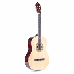 Max SoloArt Guitare acoustique Dreadnought 6 cordes Bois