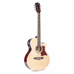 Max ShowKit Guitare électroacoustique Dreadnought 6 cordes Bois