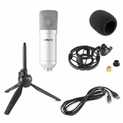 Vonyx CM300S Titane Microphone de studio