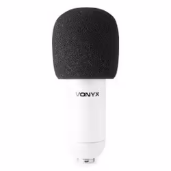 Vonyx CMS300W Blanc Microphone de studio