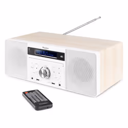 Audizio Prato Système micro audio domestique 60 W Blanc