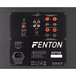 Fenton SHFS12B Noir Caisson de basse actif 400 W - Vue supplémentaire 8