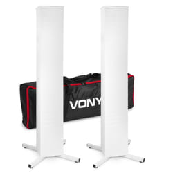 Vonyx DJP165 DJ Sol Métal Noir, Blanc