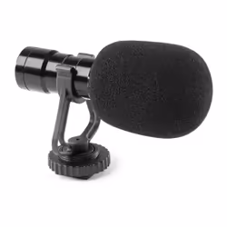 Vonyx CMC200, Microphone de caméscope, -42 dB, 35 - 18000 Hz, Cardioïde, Avec fil, 3,5 mm (1/8")