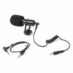 Vonyx CMC200 Noir Microphone de caméscope