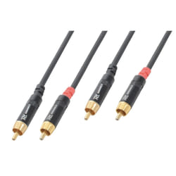 PD-Connex CX94-1 câble audio 1 m 2 x RCA Noir