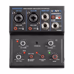Vonyx VMM301 3 canaux 20 - 20000 Hz Noir