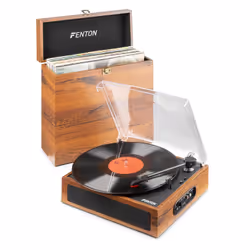 Fenton RP170L Tourne-disque à entraînement direct Noir, Bois Manuel