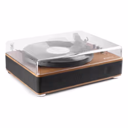 Fenton RP305 Tourne-disque à entraînement direct Noir, Bois Manuel